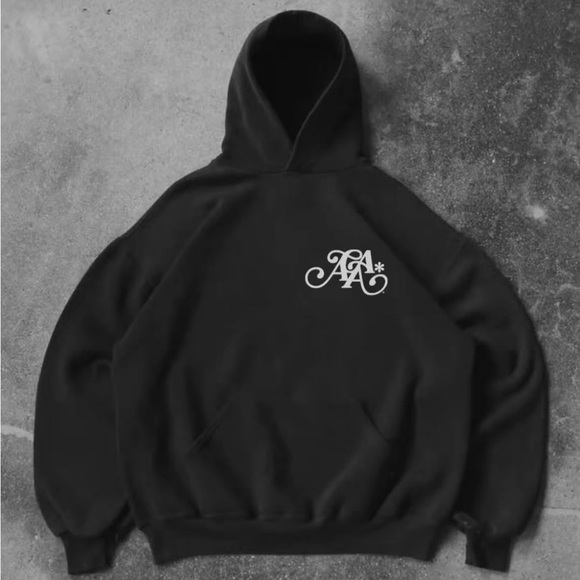 As Good As Any NYC Black Sweatshirt with White Logo - Picture 1 of 3